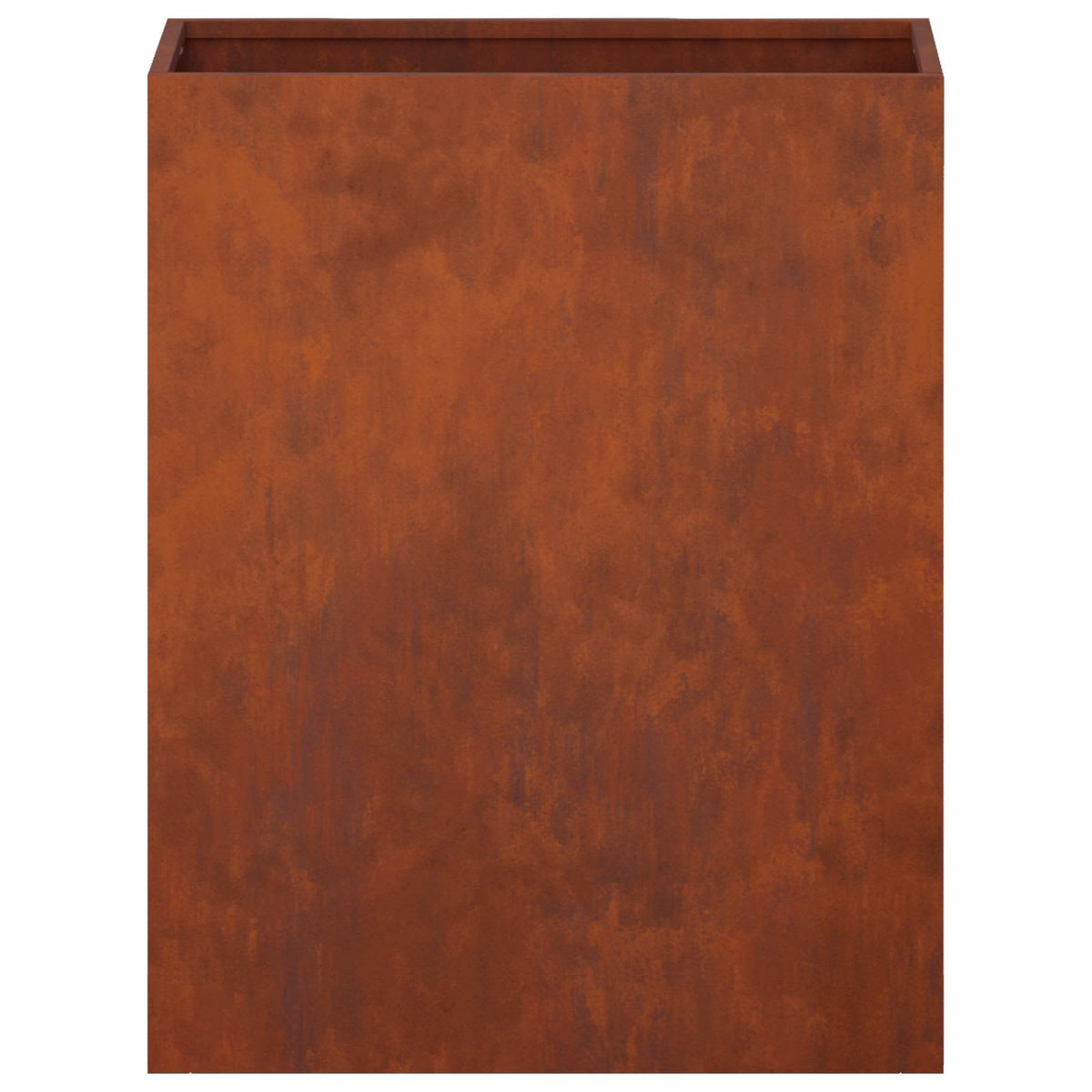 Macetero De Jardín Oxidado 40 X 20 X 50 Cm Acero Oxidado_3