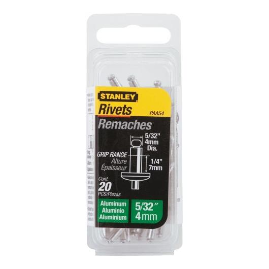 Rebites de alumínio 4 x 12,5 mm (15 unidades)