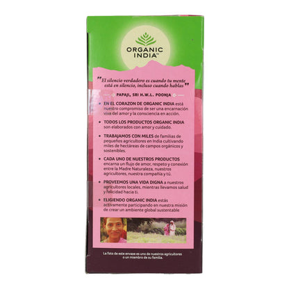 Tulsi Sweet Rose Biológico Índia 25 saquetas