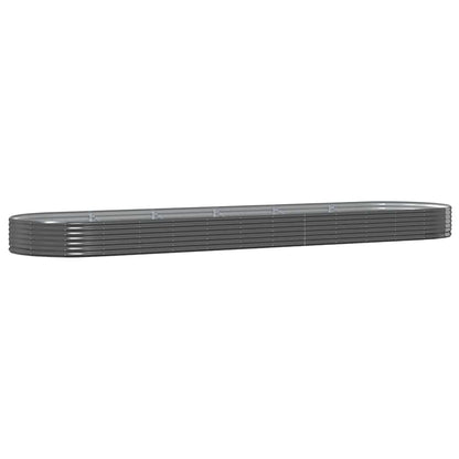 Jardinera Arriate Acero Galvanizado Antracita 523x140x36cm_0