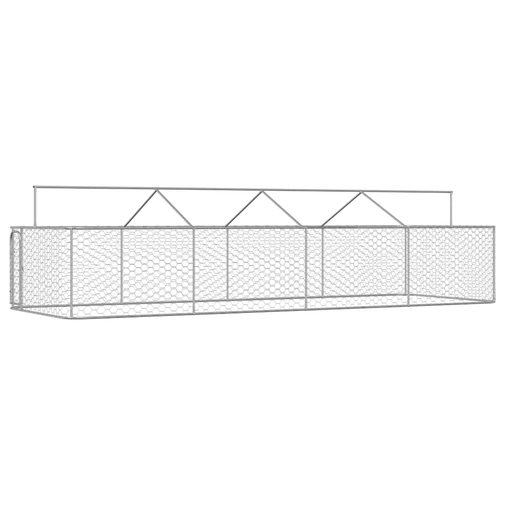 Vidaxl Perrera De Exterior Con Tejado 600x200x150 Cm_3