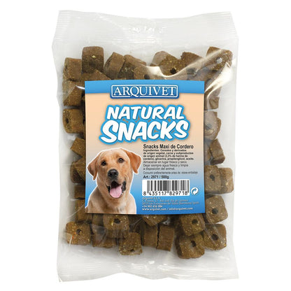 Snack natural para cães maxi cordeiro Arquivet 500 gr