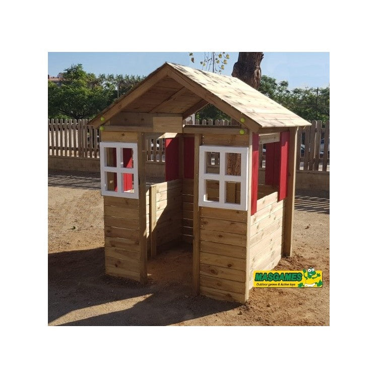 Casita De Madera Masgames School Paint._4