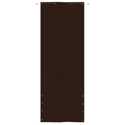 Vidaxl Toldo Pantalla Para Balcón De Tela Oxford Marrón 80x240 Cm_1