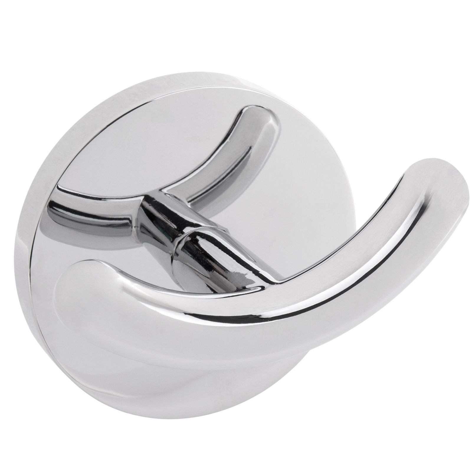 Colgador Doble Cromado Para Baño Modelo Renne_0