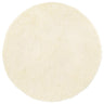 Vidaxl Tapete felpudo de pelo comprido Navarra Creme 100x100cm Poliéster