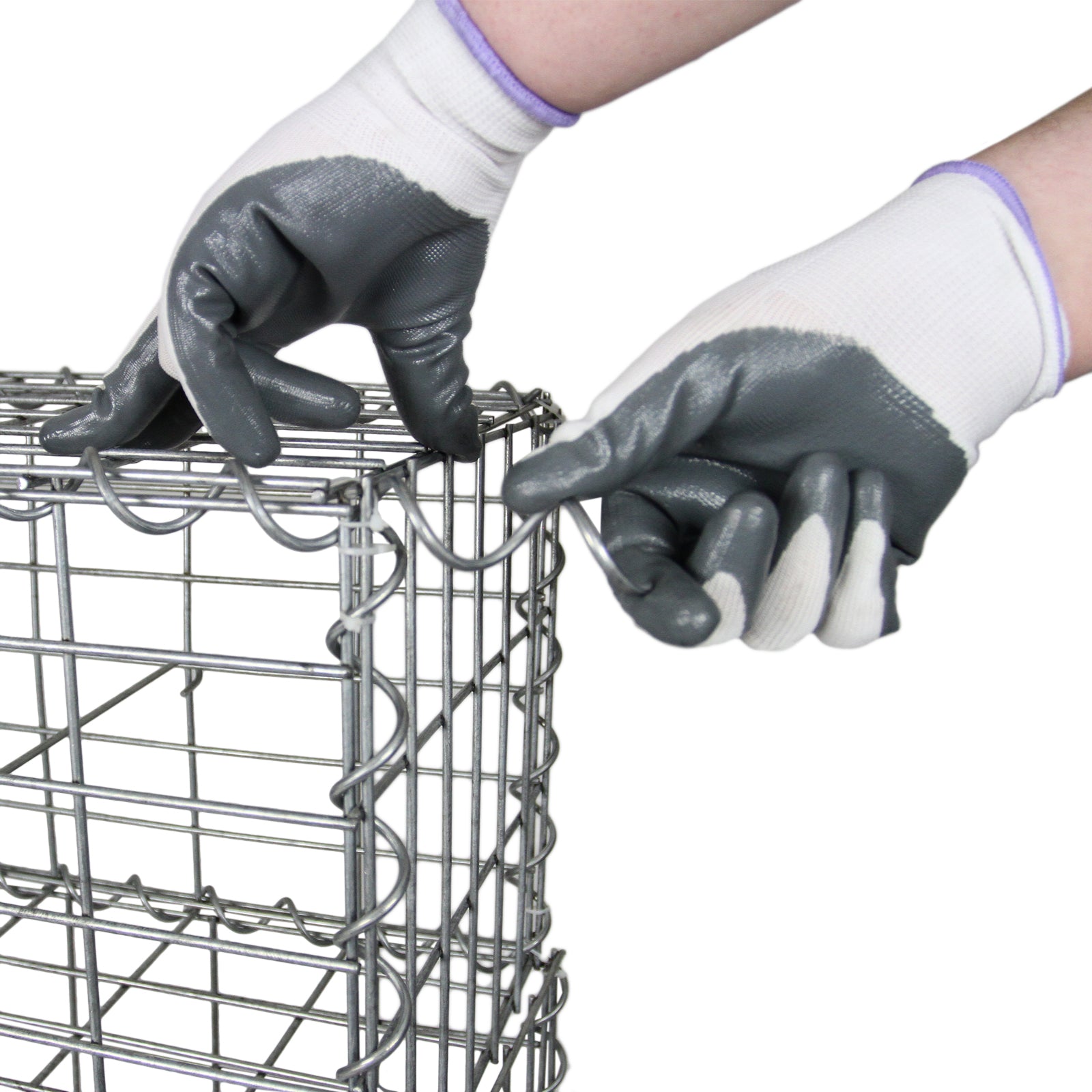 3 Cestas De Gaviones Para Exterior Jaulas Para Decoración 100 X 30 X 30cm_3