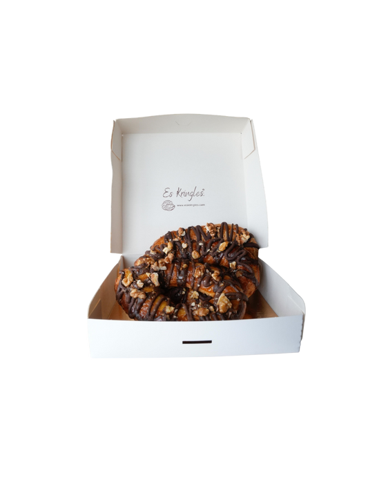 Postre de nueces kringle (Es Kringles) con chocolate negro  ecológico con cacao 80%. 450-500g_0