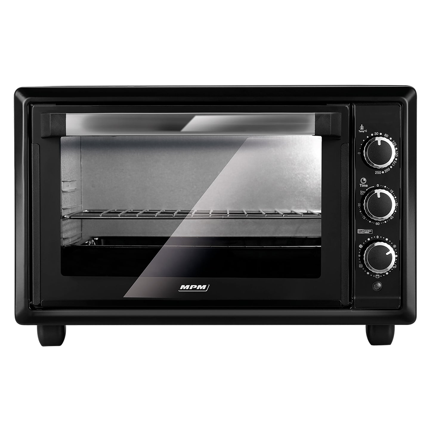 Horno Eléctrico Convección 28 Litros, Sobremesa, Temporizador, Ajuste Temperatura 6 Modos Calor Mpm Mpe-28/t 1500w_0