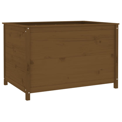Arriate Elevado Jardín Madera Pino Marrón Miel 119,5x82,5x78 Cm_5