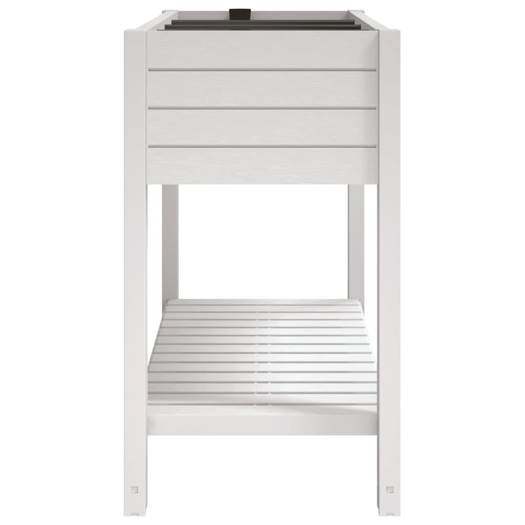 Jardinera Alta Polipropileno Blanco 110x45x79 Cm_3