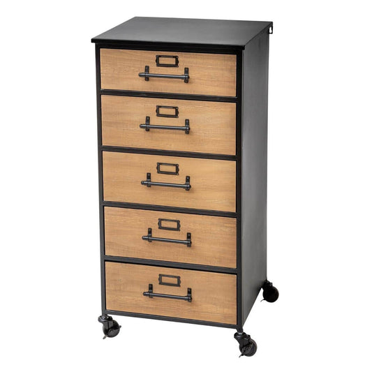 Wellhome Cajonera Archivos Retro Metal Y Madera_0