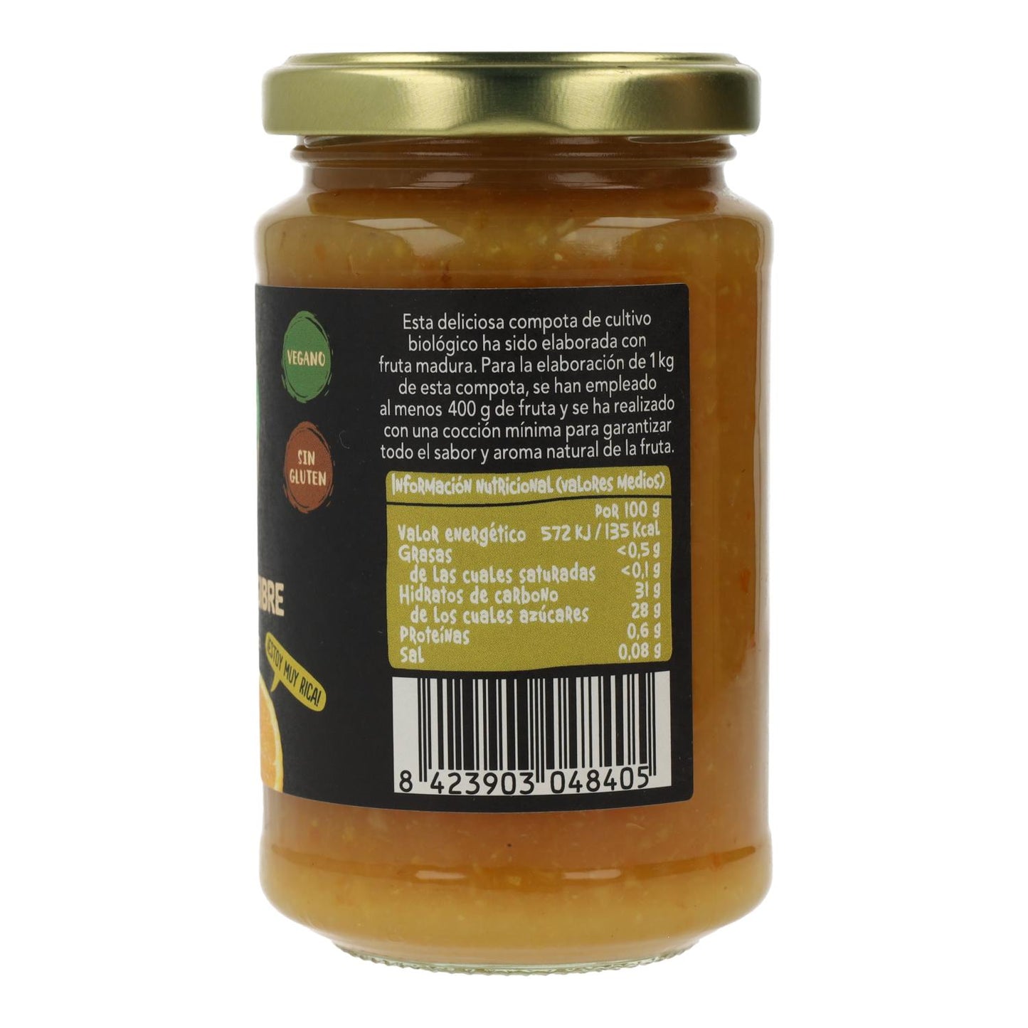 Biocop Biocop Laranja e Gengibre Compota Orgânica, 265 g