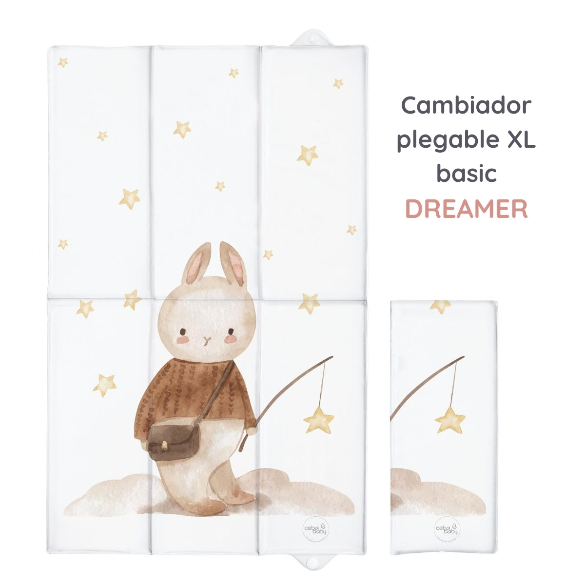 Basic Cambiador Plegable Xl Ceba Baby | Más Espacio Fuera De Casa, Sin Ocupar Más En El Bolso_2