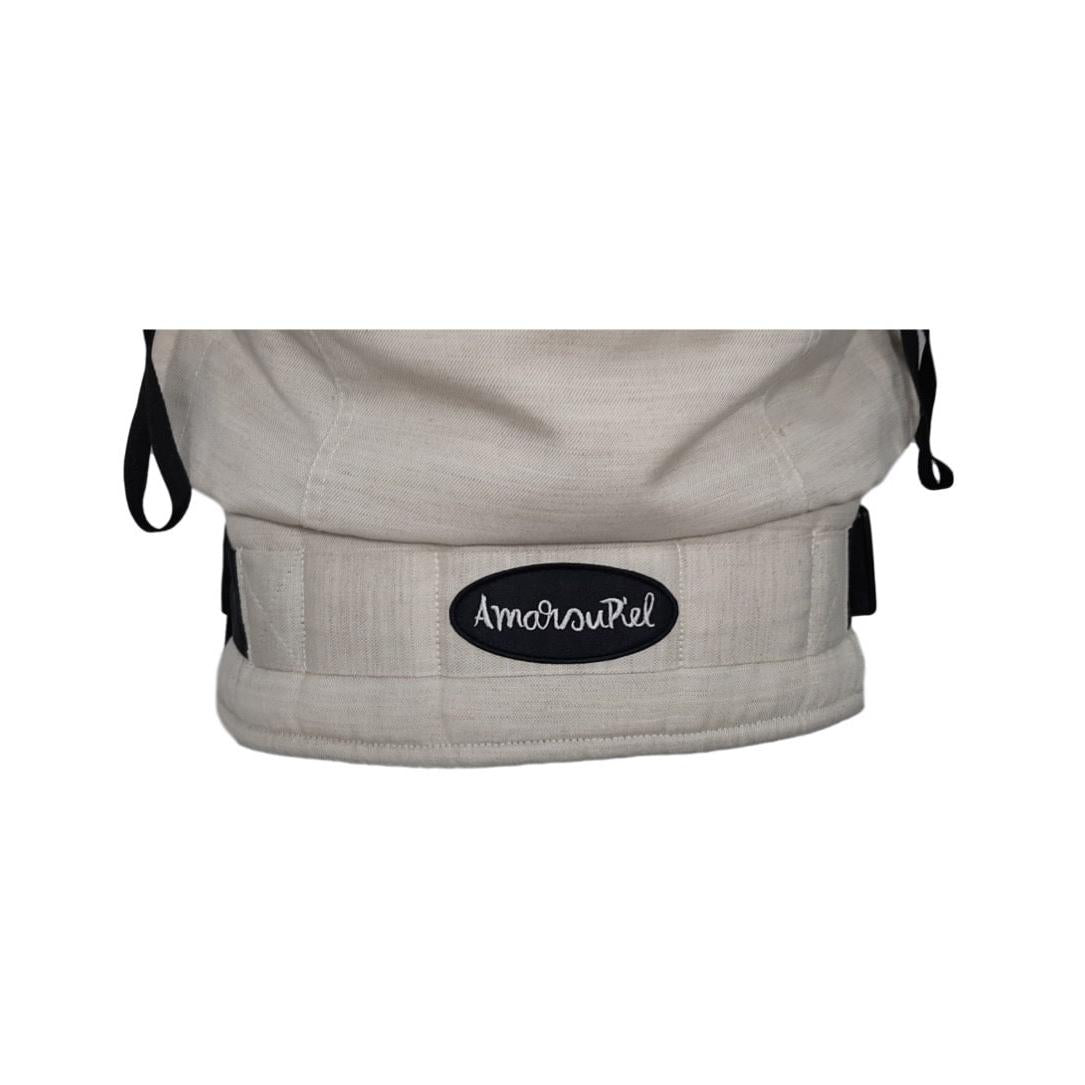 Mochila porta-bebé Amarsupiel bege