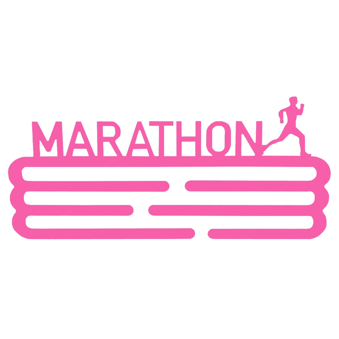 Medallero Maratón Rosa Well Home Para 15 Medallas - Regalo Delicado Para Runners_0