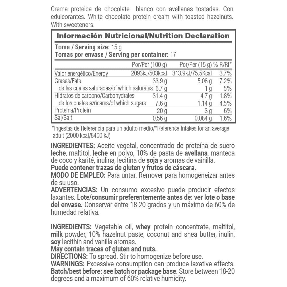 Protein Cream (crema Proteica) - 200g - Chocolate Blanco Con Leche Milkywhey - Deliciosa Crema De Proteín - Masmusculo S_5