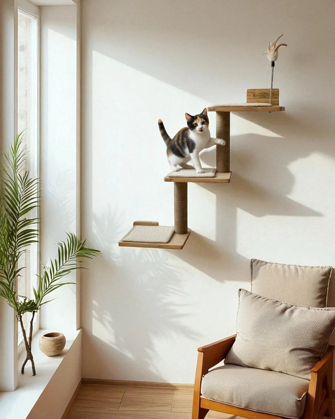 Árbol Para Gatos Duna Para Trepar, Rascar Y Afilar Uñas_1