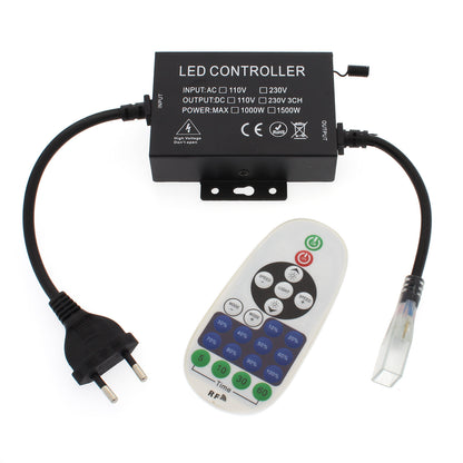 Controlador Dimmer Rf Tira Led 220v Monocolor 1500w, Ip65_1