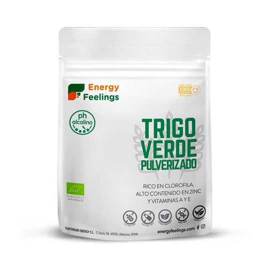 Pó de erva de trigo verde orgânico Energy Feelings 1kg