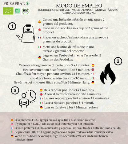 Infusión De Rooibos Antioxidante Ecológica En Pirámides | Calidad | Frisafran 60 Uds_5