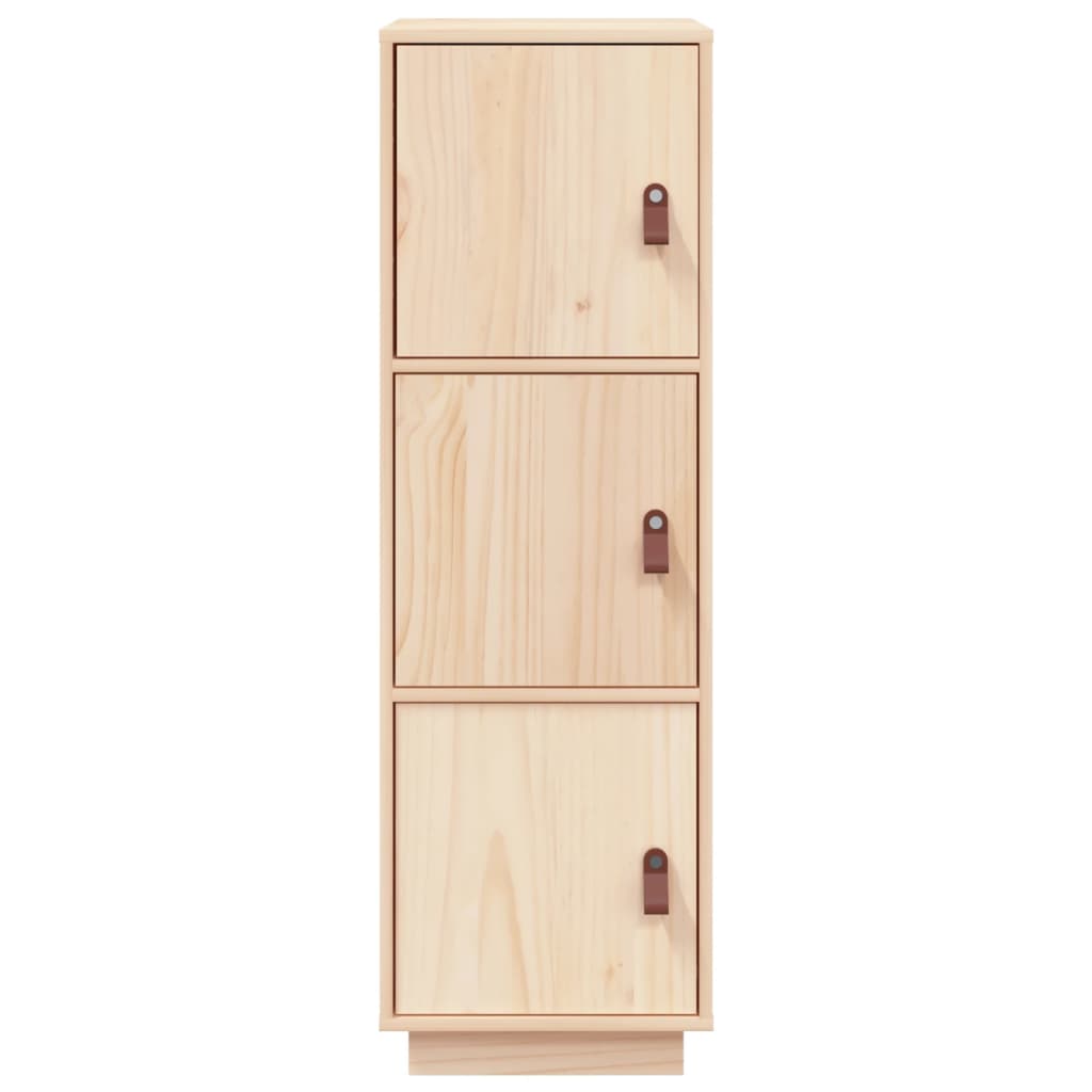 Aparador Alto Madera Maciza De Pino 34x40x108,5 Cm / Vetonek_2