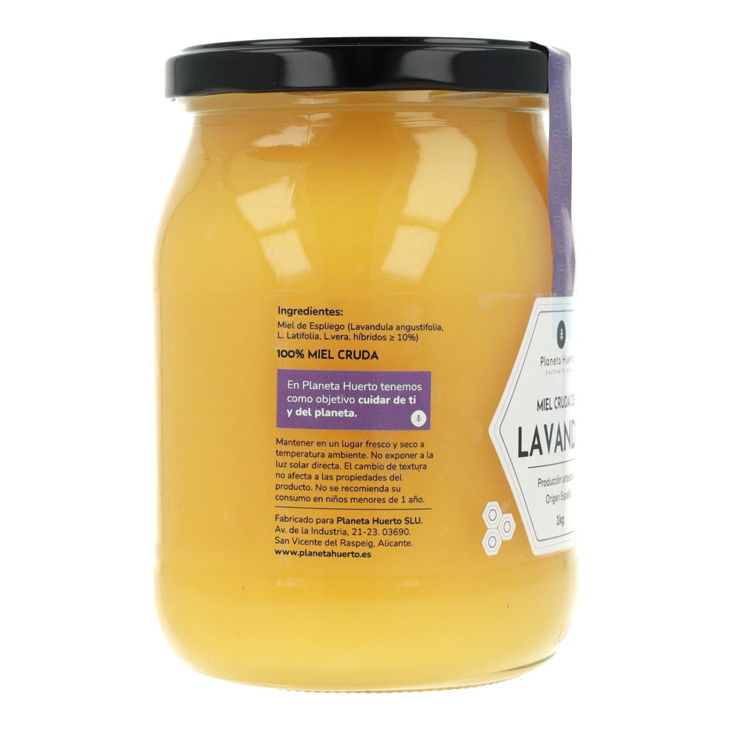 Planeta Huerto Mel Lavanda Cru 1 Kg