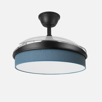 Ventilador Dc Moda 72w Negro/azul 108d 3aspas 7200lm 3000k,4000k,6000k, Remoto+memoria+temporizador_2