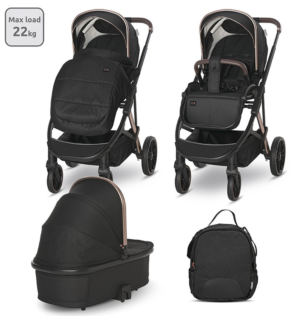Carrito De Bebé Duo Aria Hasta 22 Kg Black_0