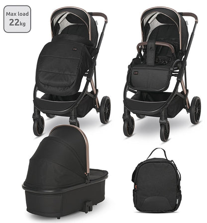 Carrito De Bebé Duo Aria Hasta 22 Kg Black_0