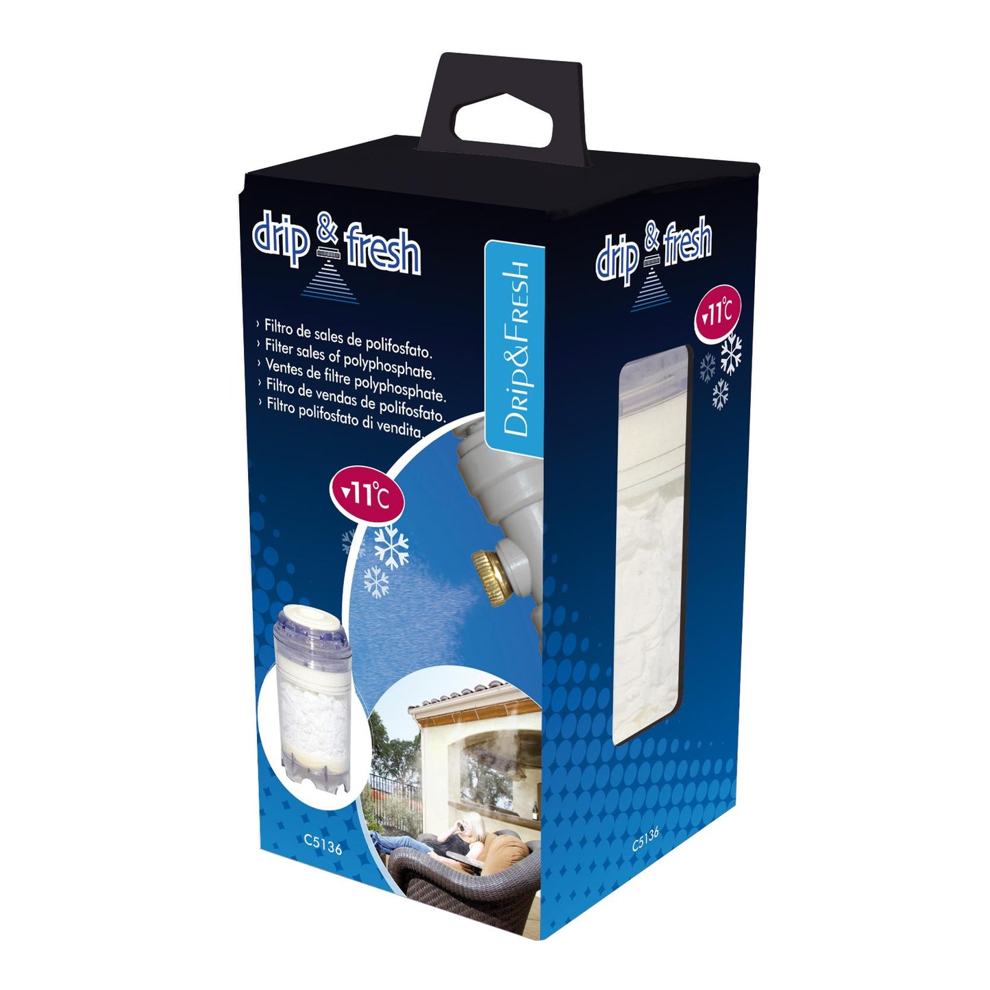 Filtro de sal de polifosfato