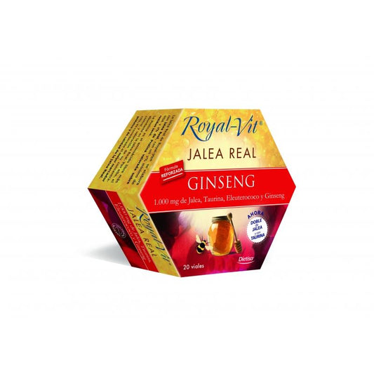 Royal Vit Ginseng Plus Geleia Real 20 ampolas