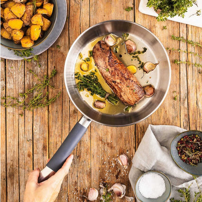 Frigideira Master Inox Bra 24 cm em aço inox