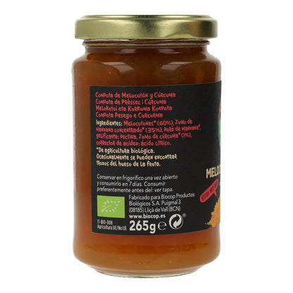 Biocop Compota de Pêssego e Cúrcuma 265 g