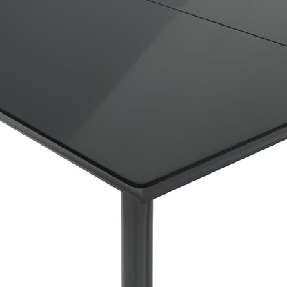Set Comedor De Jardín 3 Pzas Cojines Ratán Sintético Gris Claro / Vetonek_3