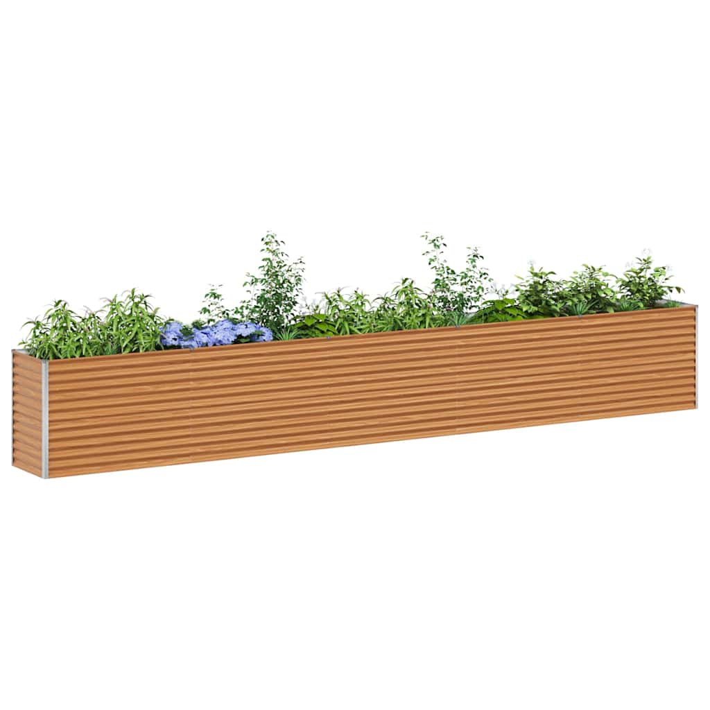 Arriate Elevado Marrón Claro 485 X 50 X 68 Cm Acero Galvanizado_2