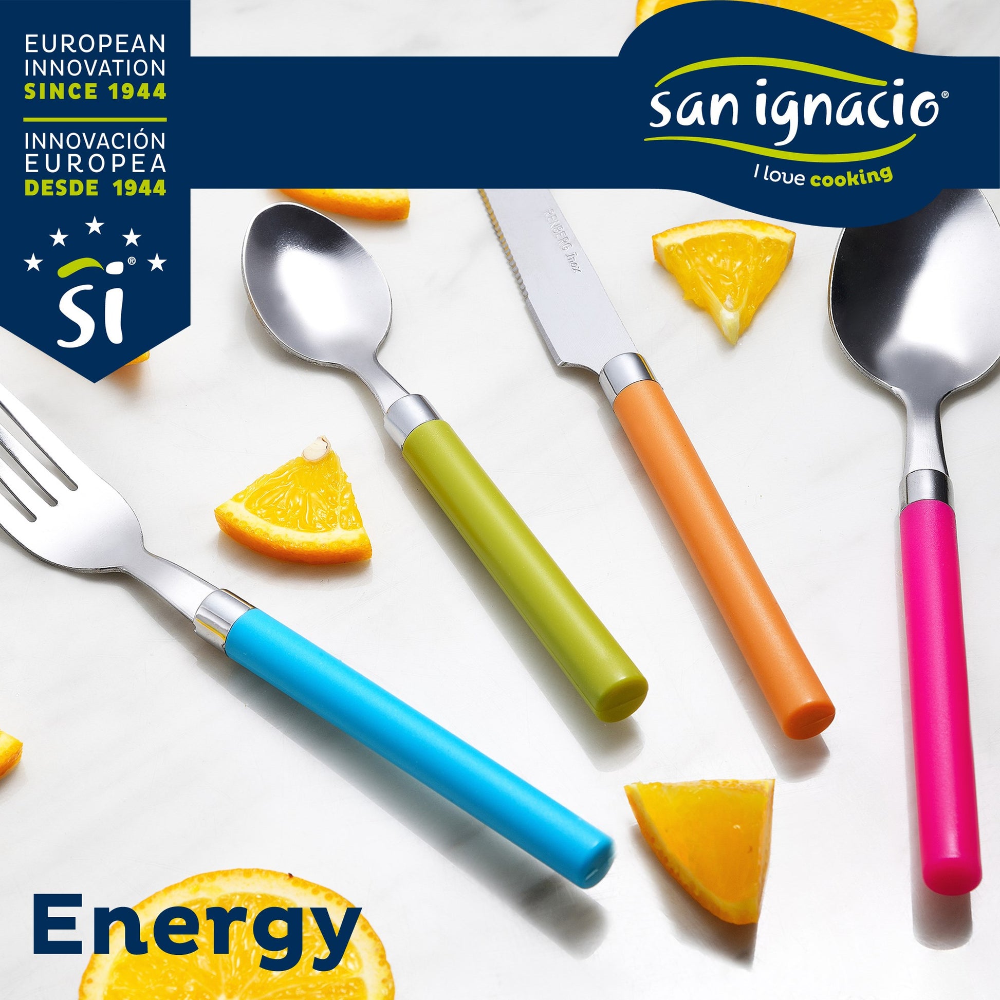 Pack Batería De Cocina 5 Piezas + Set De Cubertería 24pc En Acero Inoxidable_3