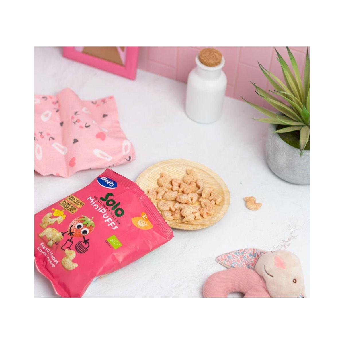 Pack de 7x Eco Morango Snacks 18 g - Hero Solo