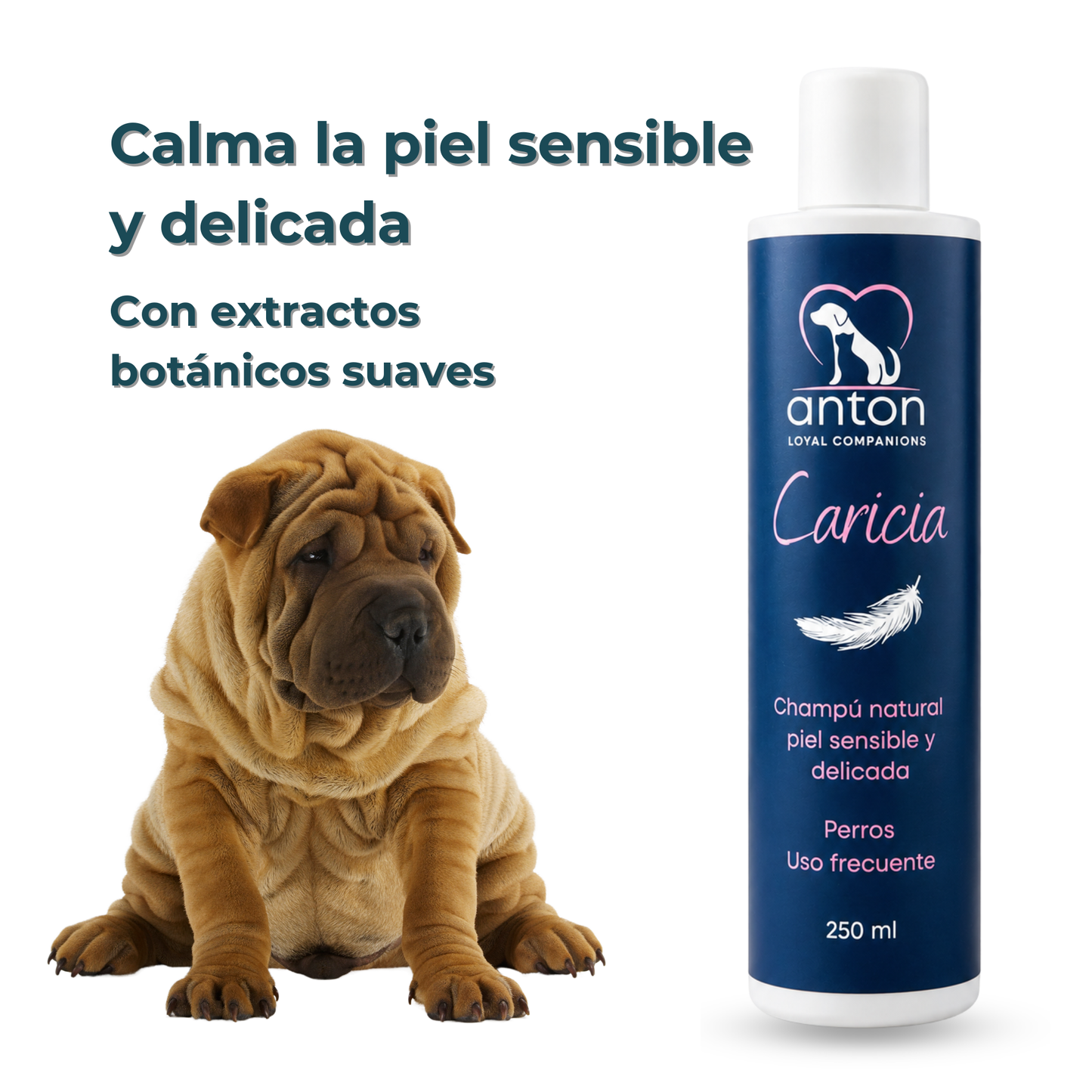 Champú natural para piel sensible de perros – 250 ml_2