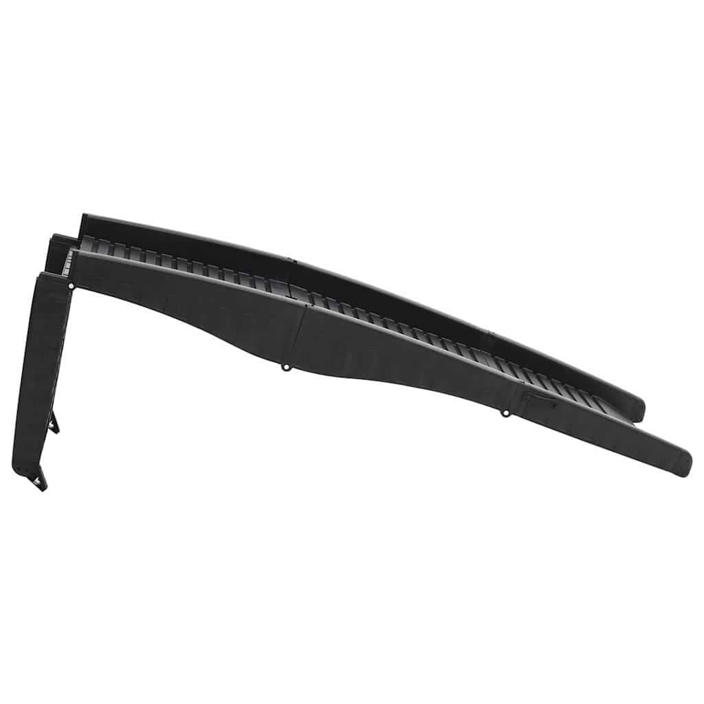 Rampa Plegable Para Perros Plástico Negro 153x40x12,5 Cm_5