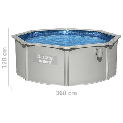 Bestway Piscina Desmontable Con Estructura Redonda Hydrium 360x120cm_2