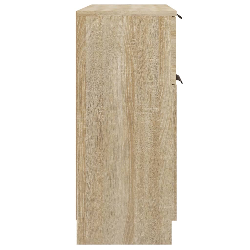 Aparador De Madera Contrachapada Color Roble Sonoma 60x30x70 Cm / Vetonek_0
