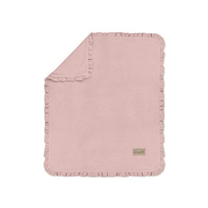 Manta De Bebé Doble Muselina Cotton Color Rosa_0