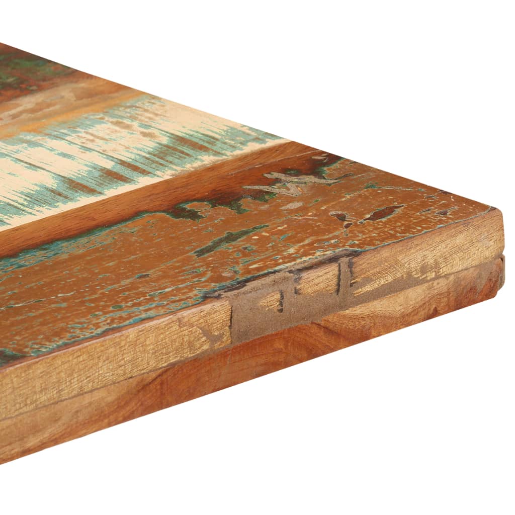 Mesa De Bistró Cuadrada Madera Maciza Reciclada 50x50x110 Cm_2