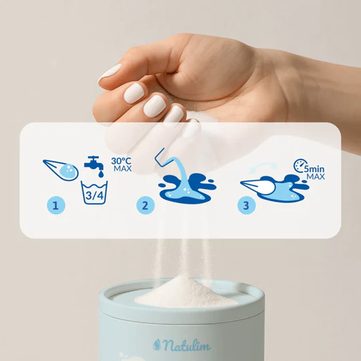 Oxi White polvo blanqueador Natulim 500 g