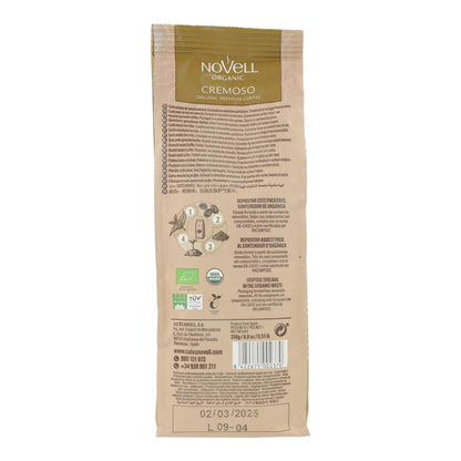 Café biológico cremoso moído 250g