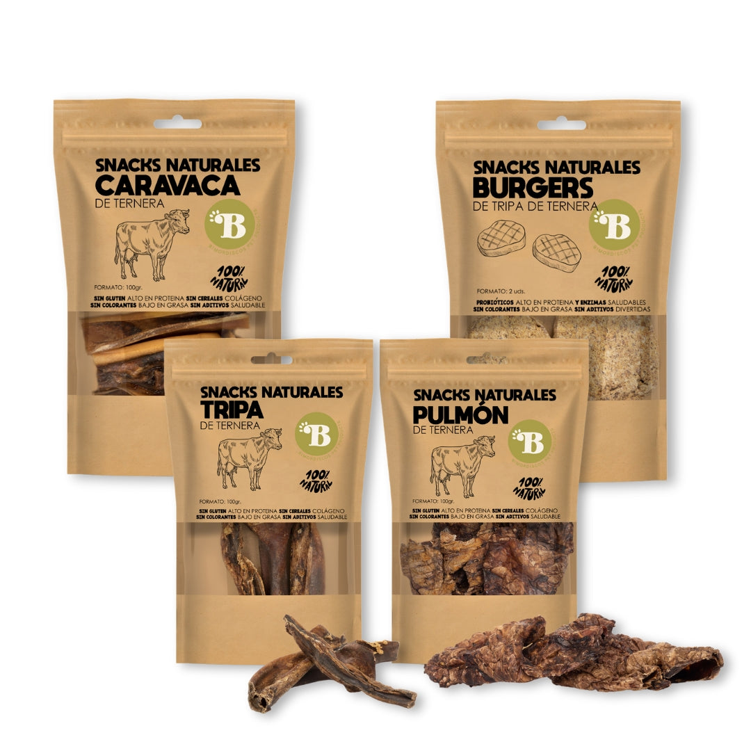 Bimordiscos Pack Snacks Naturales De Ternera Para Perros_0