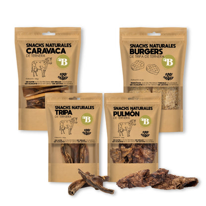 Bimordiscos Pack Snacks Naturales De Ternera Para Perros_0