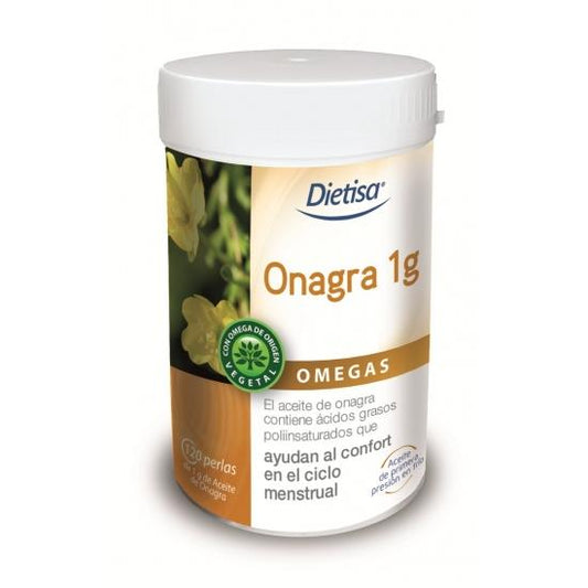 Onagra 1 g Dietisa, 120 pérolas