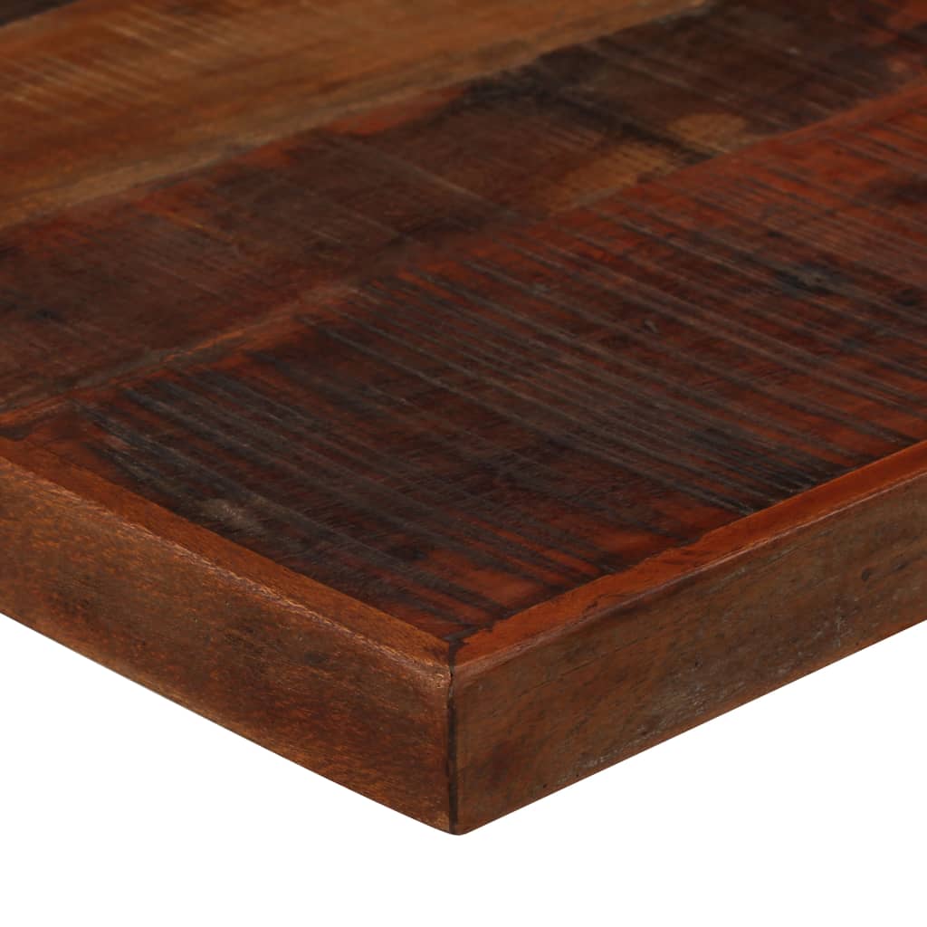 Mesa De Bar Madera Maciza Reciclada Marrón Oscuro 120x60x107 Cm_2